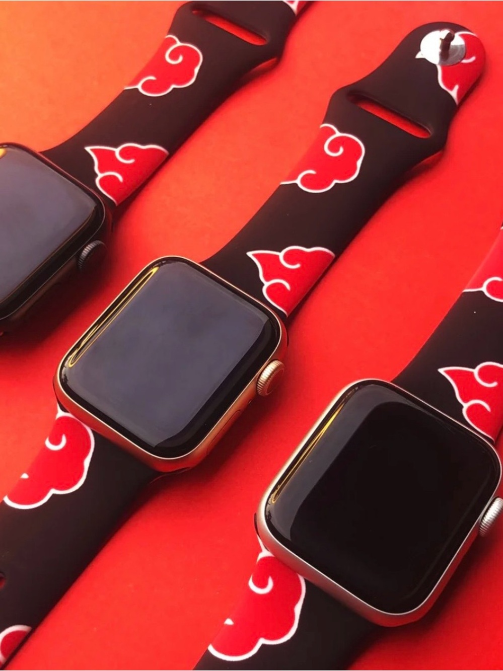 Fashion Y2K Akatsuki Naruto Smartwatch Band 42mm/44mm